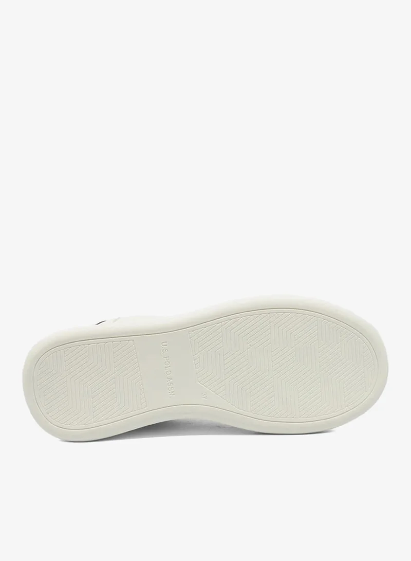 U.S. Polo Assn. white Women's White Low-Top Exclusive Lightweight Sneakers – Unmatched Comfort, All-Day Wear, Confidence in Every Step for Women | Best Price UAE